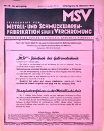 Zeitschrift für Metall- und Schmuckwarenfabrikation sowie Verchromung 10/1942