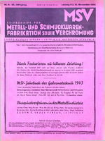 Zeitschrift für Metall- und Schmuckwarenfabrikation sowie Verchromung 11/1942