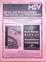 Zeitschrift für Metall- und Schmuckwarenfabrikation sowie Verchromung 01/1943