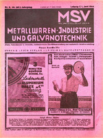 Zeitschrift für Metall- und Schmuckwarenfabrikation sowie Verchromung 06/1944