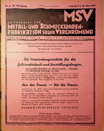 Zeitschrift für Metall- und Schmuckwarenfabrikation sowie Verchromung 05/1941