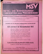 Zeitschrift für Metall- und Schmuckwarenfabrikation sowie Verchromung 11/1941